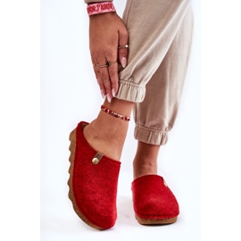 Pantofole domestiche profilattiche Inblu DK-08-075 rosse rosso 1