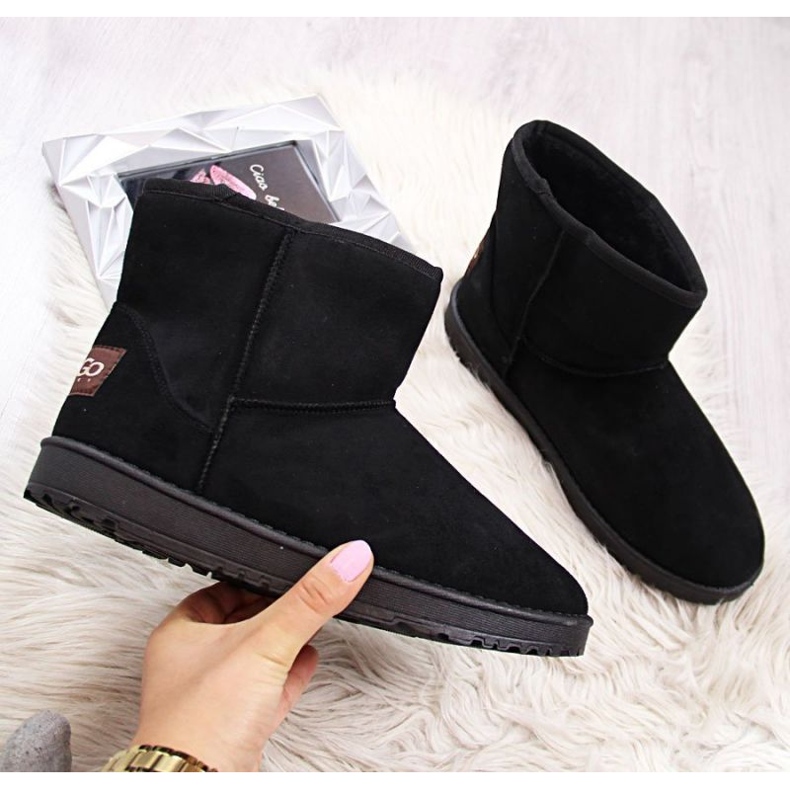 BM NEWS W EVE186A doposci in camoscio nero 1