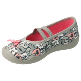 Scarpe per bambini Befado 116X297 rosa argento grigio 1