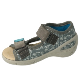 Scarpe per bambini Befado pu 065P169 Grigio blu 1