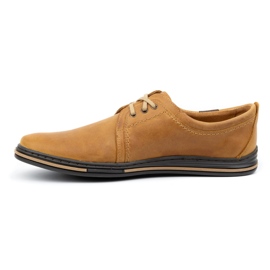 Polbut Scarpe in pelle da uomo 343 rosse marrone 2