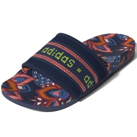 Ciabatte Adidas Adilette Comfort W GV7086 blu navy multicolore 2