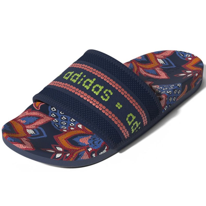 Ciabatte Adidas Adilette Comfort W GV7086 blu navy multicolore 2