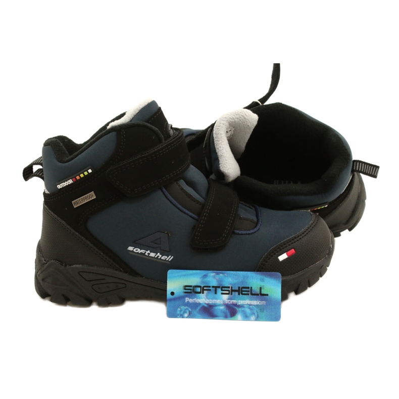 Stivali American Club Softshell con membrana WT69 Navy nero blu navy 4