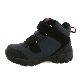 American Club Softshell Boys con una membrana blu navy WT70 nero 1