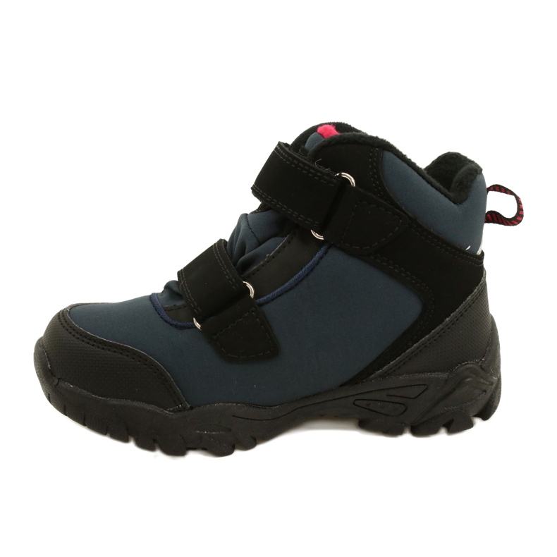 American Club Softshell Boys con una membrana blu navy WT70 nero 1