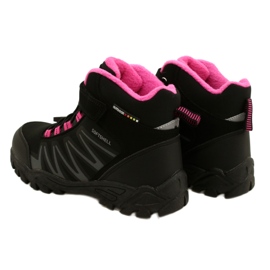 Stivali American Club Softshell con membrana WT107 Nero/Rosa 3