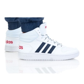 Scarpe Adidas Hoop 2.0 Mid M FW4478 bianco blu navy 1