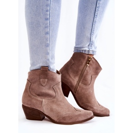 Lewski Shoes Stivaletti da donna Spitz Lewski Scarpe 3236 Cappuccino marrone 1