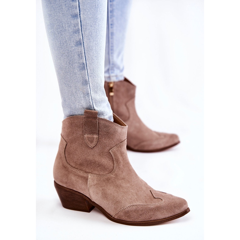 Lewski Shoes Stivaletti da donna Spitz Lewski Scarpe 3236 Cappuccino marrone 2