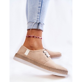Sneakers Basse da Donna Memory Foam System Big Star Beige KK276005 2