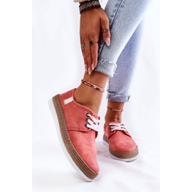 Sneakers Basse da Donna Memory Foam System Big Star KK276006 Corallo rosso 1