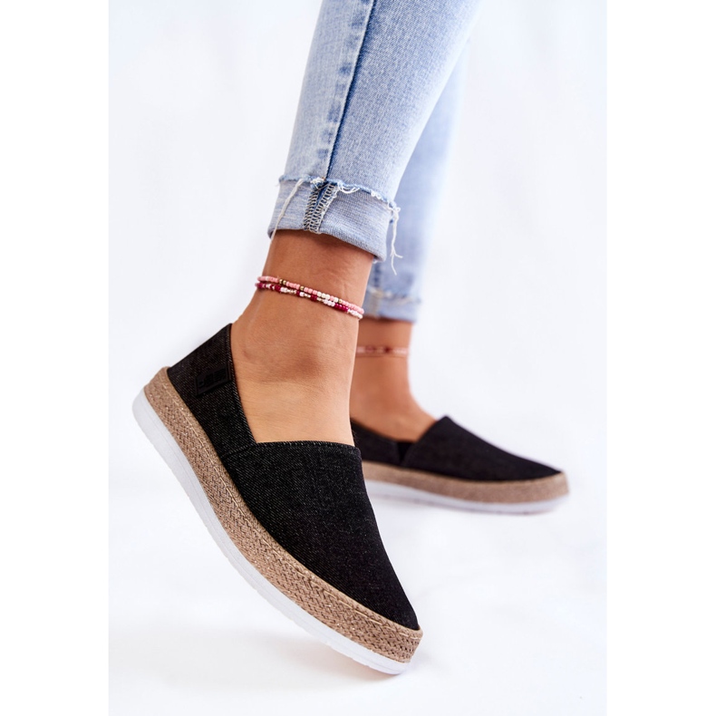 Sneakers da donna Slip On Big Star KK276008 Nere nero 2