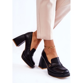 Lewski Shoes Décolleté in pelle Scarpe Lewski 3195/2 Nere nero 1