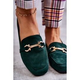 FB2 Mocassini classici in pelle scamosciata verde Roddie 2
