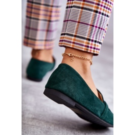 FB2 Mocassini classici in pelle scamosciata verde Roddie 3