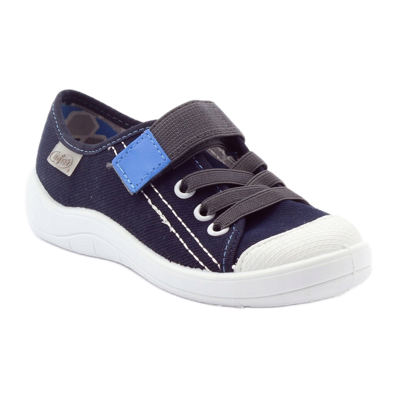 Ciabatte sneakers ragazzi, rape, Befado 251x047 bianco multicolore blu grigio 2