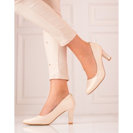 Décolleté Shelovet Champagne classiche beige 1