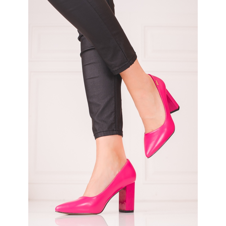 Décolleté da donna sul palo fucsia di Shelovet rosa 1
