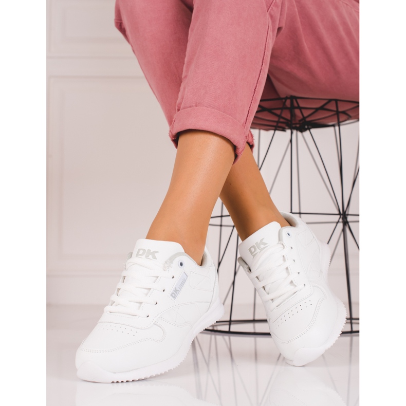 Scarpe sportive bianche da donna DK bianco 1