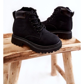 Stivali caldi per bambini Black Cheddy nero 2