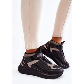Scarpe sportive da donna Memory Foam System Big Star KK274403 Nero 2