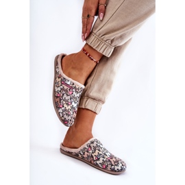 Pantofole Fatte In Casa In Gatti Inblu GF-12-011 Beige marrone multicolore 2