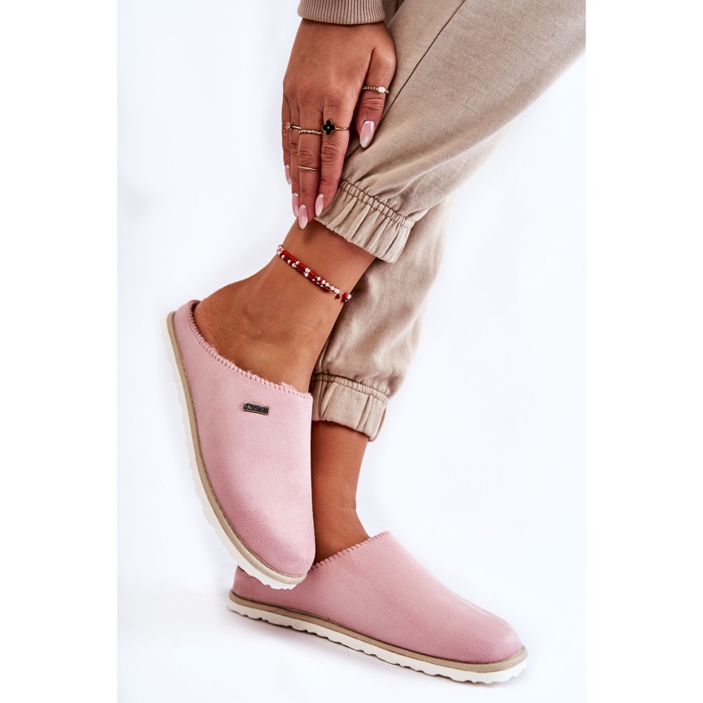 Pantofole domestiche calde Inblu CS-34-023 Rosa 2