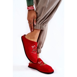 Ciabatte domestiche Big Star KK276017 Rosso-Beige 1