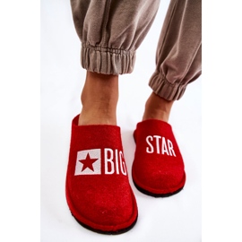 Ciabatte domestiche Big Star KK276022 Rosse rosso 2