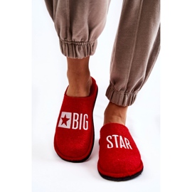 Ciabatte domestiche Big Star KK276022 Rosse rosso 1