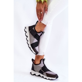 Sneakers da Donna Big Star KK274546 Grigio-Nero 2