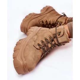 Stivali da donna Memory Foam Big Star KK274366 Beige 1