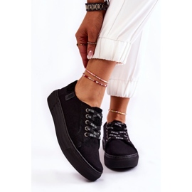 Sneakers da Donna Memory Foam System Big Star KK276001 Nere nero 1