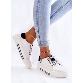 Sneakers da donna Memory Foam System Big Star KK276002 Bianche bianco 1