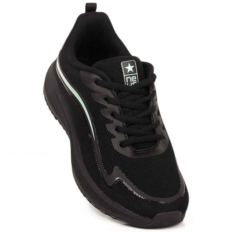 Scarpe sportive da donna per il fitness nere NEWS nero 1