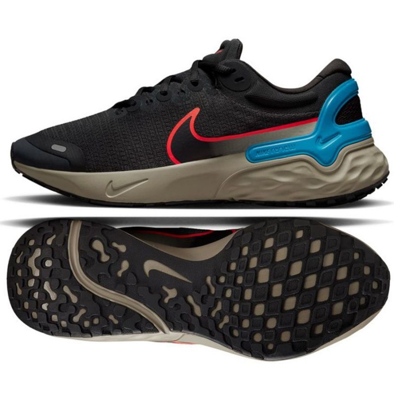 Scarpa da corsa Nike Renew Run 3 M DC9413 006 nero 1