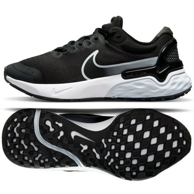 Nike Renew Run 3 W DD9278 001 scarpe da corsa nero 1