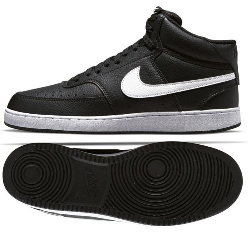 Scarpe Nike Court Vision Mid Next Nature DN3577 001 nero 1