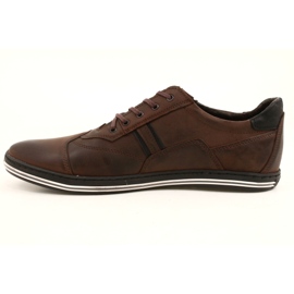 Polbut Scarpe casual da uomo 1801 testa di moro marrone 4