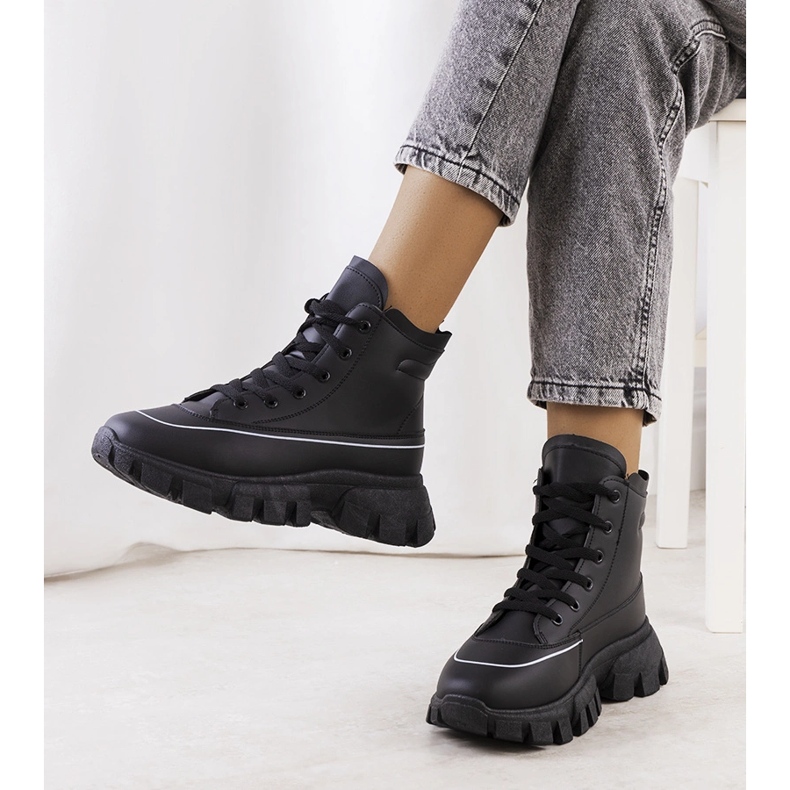 Stivaletti Nurbi da donna neri nero 1