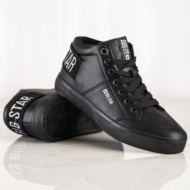 Sneakers Big Star EE274351 da donna nero 2