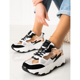 W. Potocki Sneakers alla moda Potocki multicolore d'oro 1