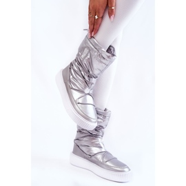Doposci isolati da donna Big Star KK274195 Silver argento 2