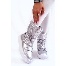 Doposci isolati da donna Big Star KK274195 Silver argento 1