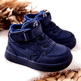 Scarpe sportive isolate per bambini GQ400 Navy Blue 4