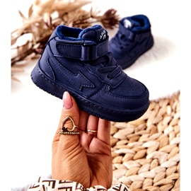 Scarpe sportive isolate per bambini GQ400 Navy Blue 2