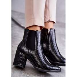 PL4 Stivali in pelle di serpente La.Fi 260038B-XC Nero 260038B-XC 5