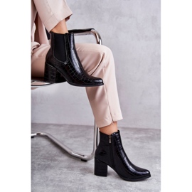 PL4 Stivali in pelle di serpente La.Fi 260038B-XC Nero 260038B-XC 4