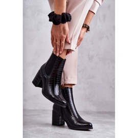 PL4 Stivali in pelle di serpente La.Fi 260038B-XC Nero 260038B-XC 3